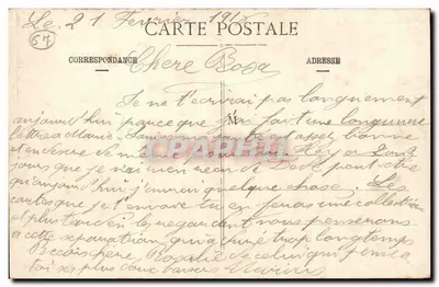 Ligny - Rue de Strasbourg — Mlle Laurent, lib. Ligny — Rewers