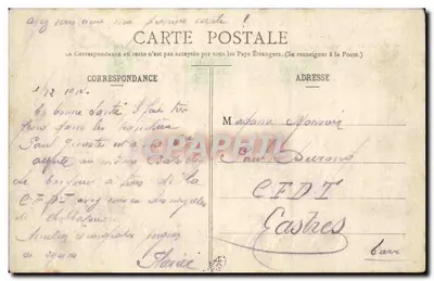 Saverne — Ogólny widok z Montée du Hoh-Bartz — Foto Honeyer i Ehret, Epinal — Rewers
