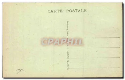Strasbourg — Rue de la Mésange i Haute Montée — Wydawca nieznany, nr 117 — Rewers