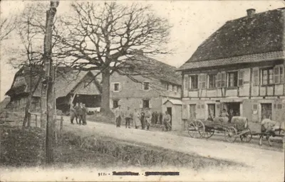 Villers-lès-Nancy — rua animada com carruagem a cavalo — Edição Chadorne, n° 911