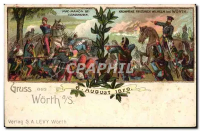 Batalha de Wörth — 6 de agosto de 1870 — Verlag S.A. LEVY Wörth