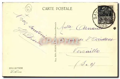 Lützelbourg — O Castelo — Editor Braun & Cie, n° 2208 — Verso