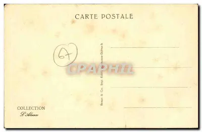 Velho poço em Bouxwiller — Cenas da Alsácia — n° 426 — Verso