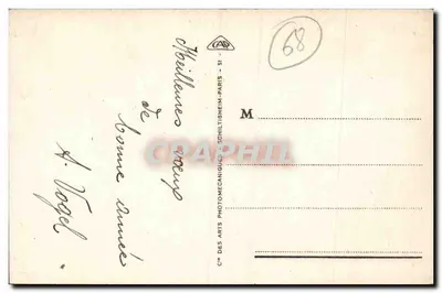 Colmar — Mała Wenecja — widok kanału z łódką — wydawca Cie des Arts Photo-Mécaniques, Schiltigheim - Paryż, n° 77 — Rewers