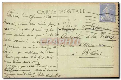 Riquewihr - La Tour des Voleurs — editor no identificado, n. de serie 5 — Reverso