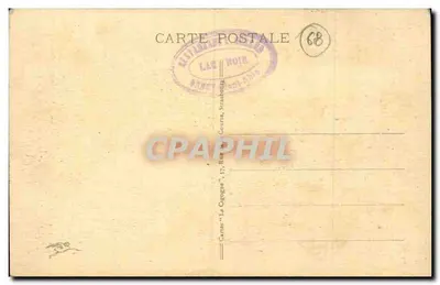 Il Lago Nero e il Ristorante (alt. 950 m.) — Cestas, Francia — Carte 'La Cigogne', Strasburgo — Verso