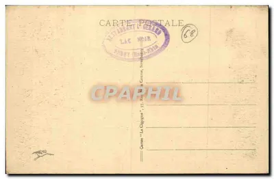 O LAGO BRANCO e o Restaurante (alt 1050 m.) — série 316 — editor La Cigogne, Strasbourg — Verso