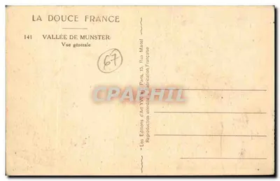Vallei van Munster — Algemene uitzicht — Les Éditions d'Art Yvonne, Parijs — Achterkant