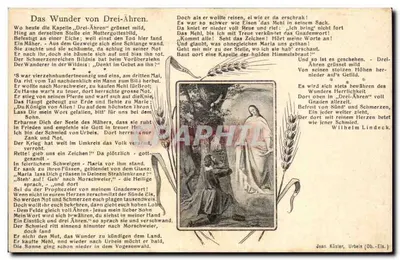 Das Wunder von Drei-Ähren — Jean Küster, Urbeis (Ob.-Els.)