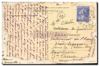Pensionato do Sagrado Coração — KIENTZHEIM (Alto Reno) — editor desconhecido, n°4 — Verso