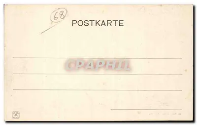 Mulhouse — Widok centralnej placu z kościołem i budynkami — Ch. Bahy, wydawca, Mulhouse. — Rewers