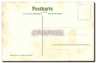 Colmar — Pomnik Schwendi — Kunstverlag J. Kuntz, Gebweiler — Rewers