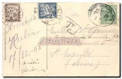 Colmar — Neuer Platz z kościołem św. Martyna — Reincke & Rabin, nr 10865 — Rewers
