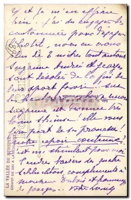 Dolina Munster — Stok narciarski w La Schichtheim — Wyd. C. TUCHEL, 88 — Rewers