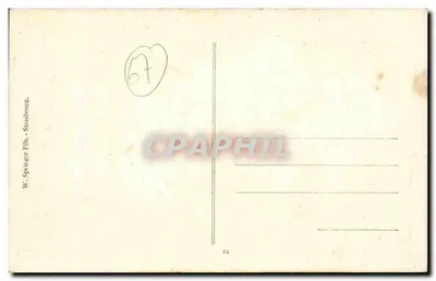 Saar-Union (Alsace) — Rue du Pont — W. Springer Fils, Strasbourg — Rewers