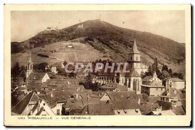 Ribeauvillé — Vista geral — editor Braun & Cie, Imp. Edit. Mulhouse-Dornach, n° 1283
