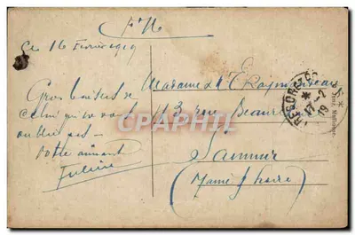 Mulhouse (Haut-Rhin) — Place du Nouveau Quartier — kawiarnie Astoria i Moll — Rewers