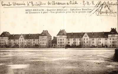 Neuf-Brisach - Bairro Abbatucci - Segundo Batalhão de Caçadores a Pé