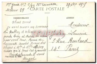 Bussang-St-Maurice — Vista scattata dal Rouge-Gazon, il 29 giugno — La Guisson 1077 — Verso