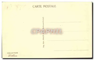 Obernai — igreja e hotel de cidade — editor BRAUN & Mulhouse-Dornach, n° 235 — Verso