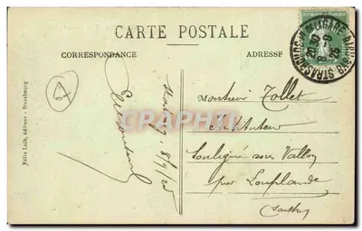 Strasburg — część rzeki Ill — Félix Laib, wydawca — Rewers