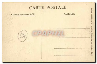 Haguenau (Alsácia) — Quartel — Maison d'édition d'Art alsacien, Estrasburgo — Verso