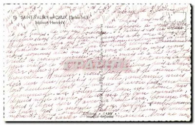 Saint-Valery-en-Caux — Vista de la plaza — Ediciones Gaby — Reverso