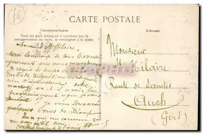 Fécamp — Sortie du Port — L. J. n°118 — Verso