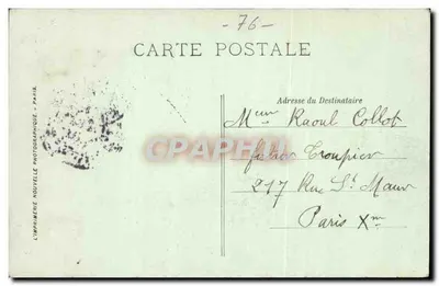 Dieppe — A Estação Marítima — O Embarque — LL — Verso
