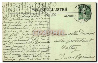 Bolbec — Châlet du Jardin Public — Édit. J. Jeanne, Bolbec - L.H. Paris — Rewers