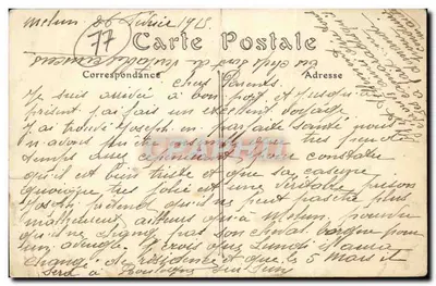 MELUN - Boulevard Charles-Rozi — vista urbana — ND. Fot. n°205 — Verso