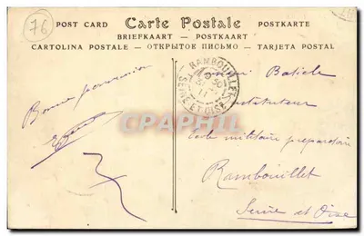 Le Tréport — Widok z Terrasses — ND Phot, nr 449 — Rewers