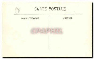 Dieppe — Quai Henri IV e a Peixaria — LL — Verso