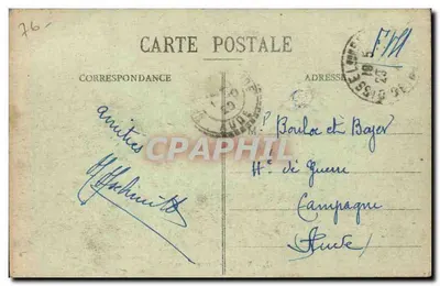 Rouen — Aleja św. Pawła — C. F. - 385 — Rewers