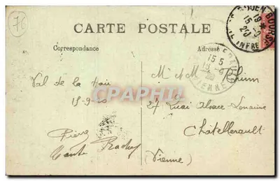 Val de la Haie — The Column — E. Lit. Bazin-Lefebvre — Back