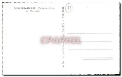 Le Monceau — Ouville-la-Rivière (Seine-Maritime) — ALFA, n°76 — Verso