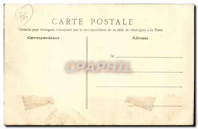 Saint-Valéry-en-Caux (S.-Inf.) — Píer Oeste — B. F., Paris, n°12 — Verso