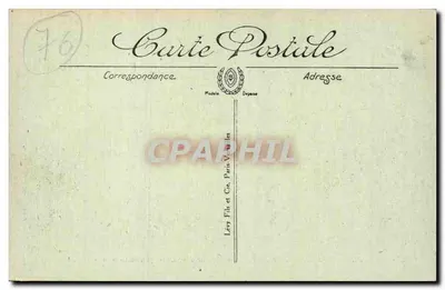 Dieppe — Przystań w Dniu Burzy — LL — Rewers