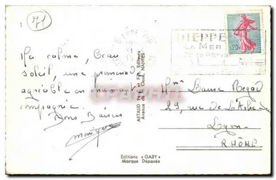 Dieppe — Pamiątka z Dieppe — Wydawnictwo Gaby — Rewers