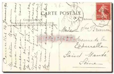Environs d'Elbeuf – Orival et la Seine, vue prise côté des Rouvalets — La Normandie, n°67 — Verso