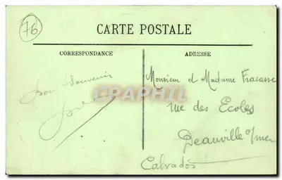 La Bouille — Pomnik żołnierzy zginących za Ojczyznę — LL. — Rewers