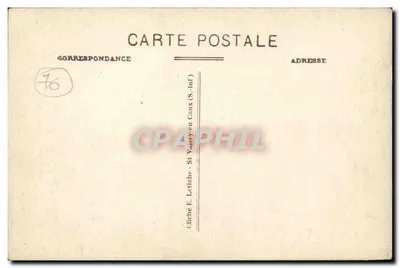 Veuulettes (S.-Inf.) - El Calvario — Coll. Vve Legros — Reverso