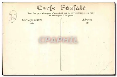 Le Tréport — Widok z Route de Dieppe — ND. Phot. — Rewers