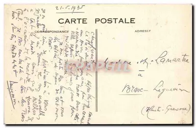 Le Havre. Place Gambetta i Bassin du Commerce — Wyd. M. C. nr 294 — Rewers
