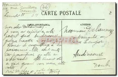 Le Havre — Quai d'Orléans e Bassin du Commerce — LL. n°196 — Verso