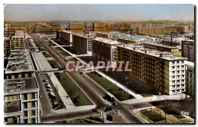Vista aérea da cidade de Tito — editor Tito, número de série não visível