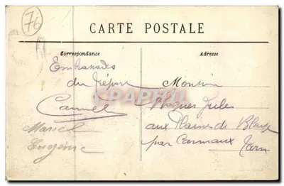 Le Tréport — Alla Diga — Entrata del Vapore inglese "Envermen" — Edizione Arnault, Le Tréport — Verso