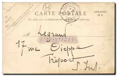 Le Tréport — Il bacino galleggiante —N°21 — Verso