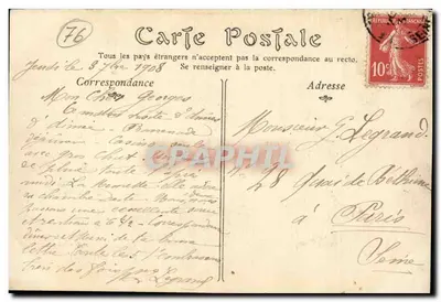 Le Tréport — L'Entrata del Porto — ND. Prot — Verso