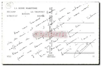 La Seine Maritime — FECAMP, LE TREPORT, ETRETAT, DIEPPE, ROUEN — Wydawnictwo LAVETTE — Rewers